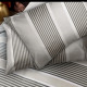 Pamposh Bedding Duvet Cover Set Grey & Dark Grey Doublesided 3 PCS With Pillowcases Quilt Covers Double Ultra Soft