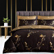 Pamposh Bedding Duvet Cover Set Coffee Brown & Brown Doublesided 3 PCS With Pillowcases Quilt Covers Double Ultra Soft